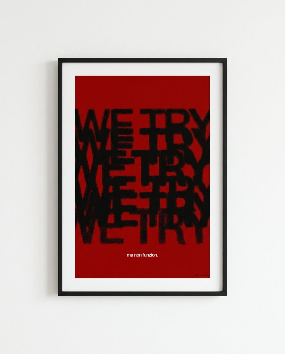 WE TRY, MA NON FUNZION - Poster