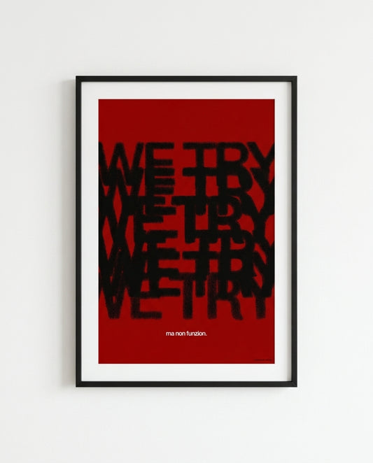 WE TRY, MA NON FUNZION - Poster